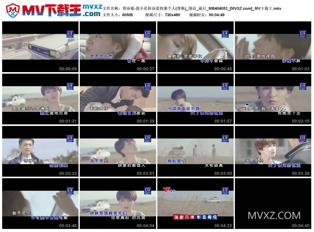 曾沛慈-我不是你该爱的那个人(替换)_国语_流行_MB404053